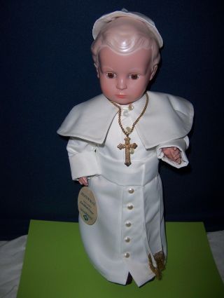 Papst Puppe Benedikt Xvi 41 Cm Von Schildkröt Mit Zertifikat Puppensammlung Top Bild