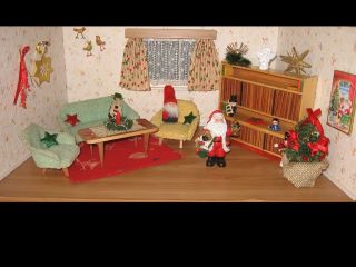 Paul Hübsch Möbel,  Weihnachtsdeko Puppenküche Puppenhaus - Puppenstube Bild