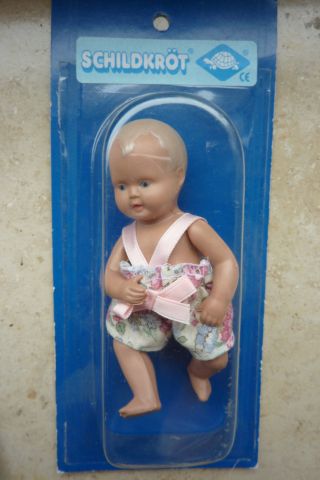 SchildkrÖtbaby - Puppe 10cm - In Blisterpackung - Vintage Bild