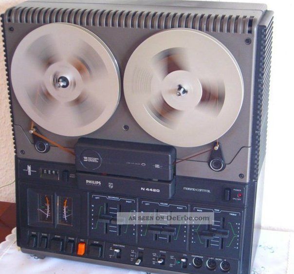 Bandmaschine Tonbandgerät Philips N4420 Hifi Stereo 3 Kopf Magnat 1970-1979 Bild