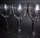 6 Jugendstil Kristall Glas Wein Gläser Herrliche Ätzung Floral Klassik Um 1900 Sammlerglas Bild 3