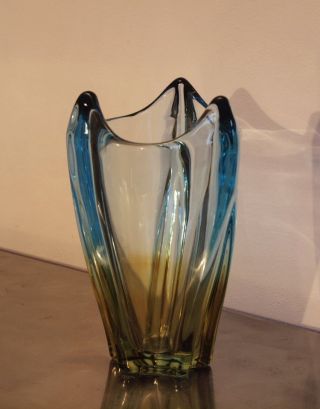 Schwere Dekorative Vase Glas Murano? Bild