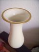 Eschenbach Alte Vase Weiß Elfenbein Porzellan Goldrand Jugendstil / Art Deco Nach Form & Funktion Bild 2