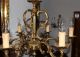 Großer Alter Antiker Kronleuchter/chandelier 6 Flammig/frankreich Antike Originale vor 1945 Bild 1