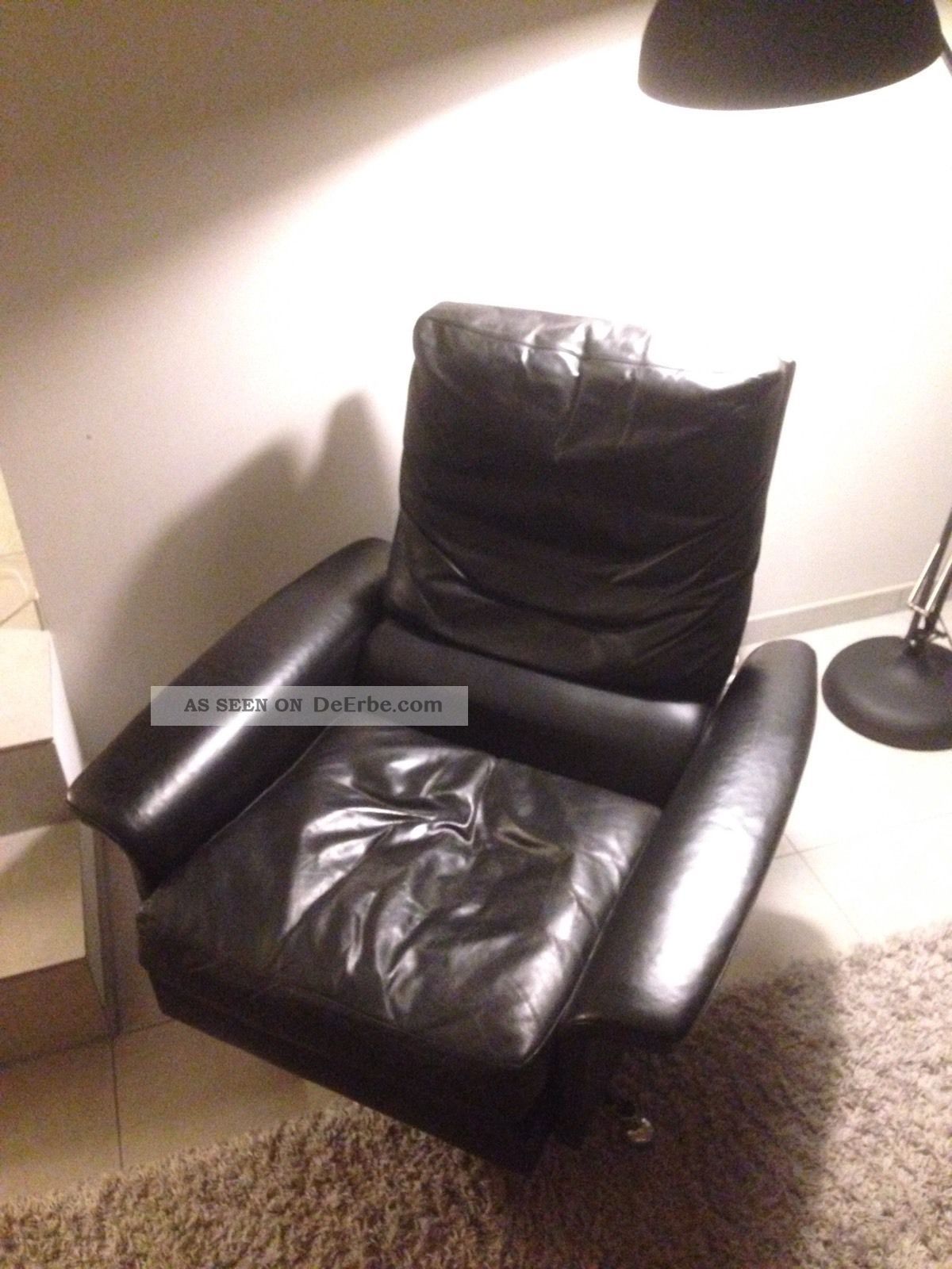 Himolla sessel fernsehsessel leder 60er 70er Ãra eames knoll