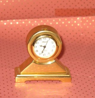 Uhr Kaminuhr Miniatur Puppenhaus Puppenstube Setzkasten Sammlungsauflösung Bild
