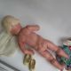Alte SchildkrÖt Celluloid Puppe Bärbel Blond 45 Sir Braune Glasaugen 30er 40er Puppen & Zubehör Bild 10
