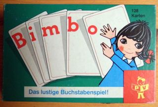 Bimbo - Das Lustige Buchstabenspiel,  Pestalozzi - Verlag,  128 Karten Bild