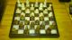 Echtes Marmor Schachspiel 35 X 35 Cm Antik Gefertigt nach 1945 Bild 1
