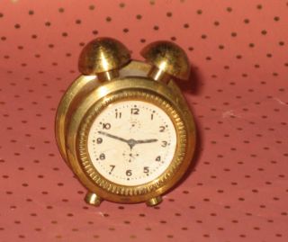 Puppenstubenzubehör Uhr Miniatur Puppenhaus Setzkasten Puppenstube 2,  5 Cm Durchm Bild
