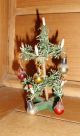 Uralter Kleiner Weihnachtsbaum FÜr Die Puppenstube,  Ca.  1940 Original, gefertigt vor 1970 Bild 1