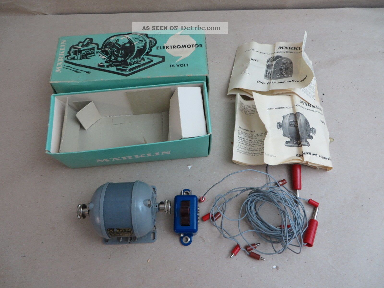 3805/035 - 60,  Märklin Metall,  Motor In Ovp 1072 Baukästen Bild