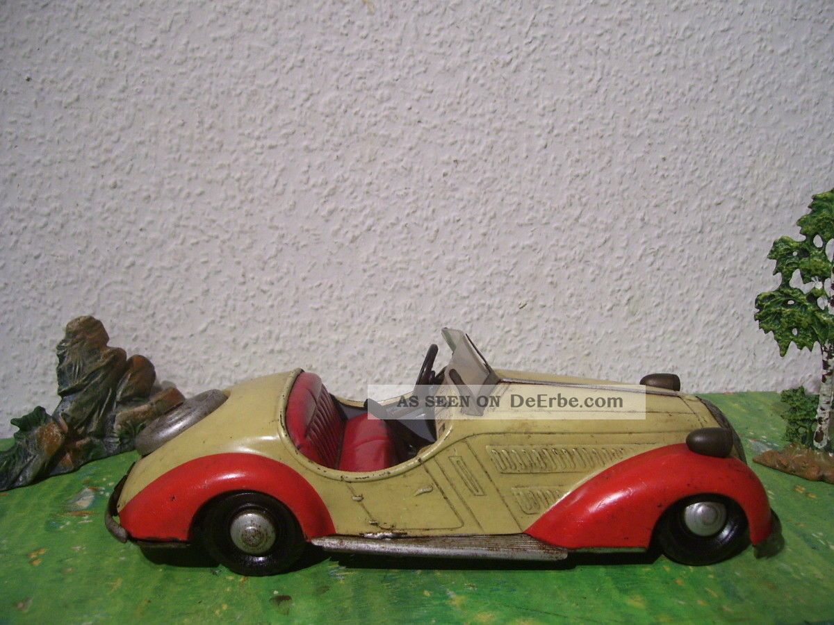 Distler Wanderer Wagen Auto Blech Mit Uhrwerk Vorkrieg