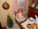 Alte Puppenstube Mit Küche U.  Schlafzimmer,  Ca.  30siger Jahre Puppenstuben & -häuser Bild 3