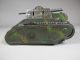 Alter Karl Bub Panzer 30er Blechspielzeug Uhrwerksantrieb Tank Mimikry Militär Original, gefertigt vor 1945 Bild 3
