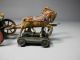 Elastolin Lineol Pferdegespann Planwagen Kutsche Militär Blech Masse Figur 30er Original, gefertigt vor 1945 Bild 4