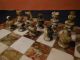 Großes Schweres Schachspiel 50 X 50 Cm Onyx Marmor Gefertigt nach 1945 Bild 1
