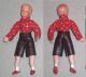 Caco Puppenpaar Unbespielt,  2 Puppen Für Puppenhaus,  Junge Und Mädchen Nostalgieware, nach 1970 Bild 1
