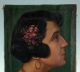 Haberman Grazie Porträt Ölgemälde Frankreich Jugendstil Art Nouveau Originale der Zeit Bild 4