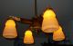 Jugendstillampe,  Lampe,  Lüster,  Leuchter,  Laterne,  Wandlampe,  Salon Lamp,  Deckenlampe Antike Originale vor 1945 Bild 2
