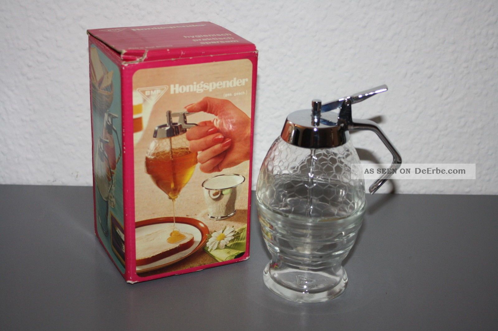 Honigspender Glas Honigspender Glas