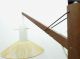 Teak Lampe Wandlampe Denmark - Zu String Scissor Lamp Scherenlampe Regal Shelf 1960-1969 Bild 4