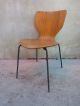 2x Design Teakstuhl,  Made In Dänemark,  Antik 60er Im Arne Jacobsen Stil (ameise) 1960-1969 Bild 1