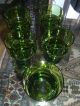 5 Glas Becher Kristallglas Überfang Grün Pop Art 60er 70er Jahre 1970-1979 Bild 9