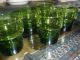 5 Glas Becher Kristallglas Überfang Grün Pop Art 60er 70er Jahre 1970-1979 Bild 10
