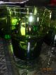 5 Glas Becher Kristallglas Überfang Grün Pop Art 60er 70er Jahre 1970-1979 Bild 6