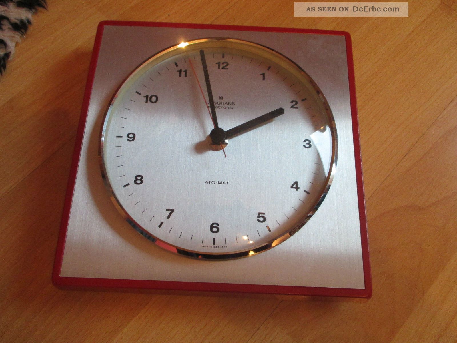 Junghans Electronic Ato Mat Wanduhr, 60er