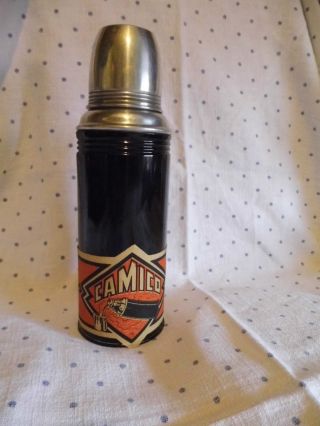 Vintage Thermoskanne,  Camico 40/50 Jahre.  Unbenutztes Sammlerstück Bild
