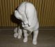 Max Roessler Jugendstil Art Deco Keramik Figur Hund Tempelhund King Charles 1920-1949, Art Déco Bild 3