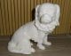Max Roessler Jugendstil Art Deco Keramik Figur Hund Tempelhund King Charles 1920-1949, Art Déco Bild 4