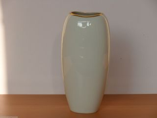 Thomas Porzellan Tischvase Vase Mit Goldrand Ca.  60er Jahre Bild