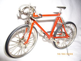 Miniatur Fahrrad Rennrad Modell 1976 Metal 1/10 Vintage Race Bike 70er Spielzeug Bild