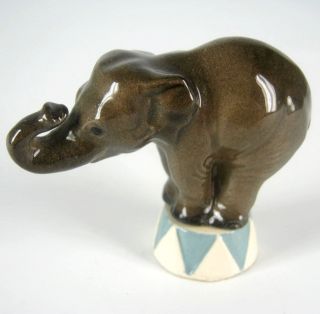 Jugendstil / Art Deco Keramik Figur Elefant Zirkuselefant Ca.  1920 Rar Bild