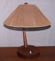 Kupferlampe Tischlampe Table Lamp Temde Typ 33 Teakholz Jacobsen Aera Danish 1950-1959 Bild 2