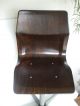 70er Obo Pagholz Stuhl Drehstuhl Holz Pagwood Vintage Chair Eames Panton Ära 1950-1959 Bild 1