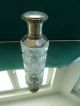 Wunderschöne Flacon Flasche Kleine Karaffe 800 Er Silber Kristall 12 Cm H 1890-1919, Jugendstil Bild 1