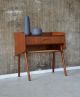 60er Teak Kommode Danish Design 60s Teakwood Cabinet Chest Of Drawers Wegner ära 1960-1969 Bild 8