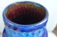 Vintage Scheurich West Germany Bay Fat Lava Keramik Vase Pottery Blau 50 ' S 60 ' S 1960-1969 Bild 4