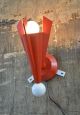 1 (4) 70er Wandleuchte Lampe Midcentury 70s Vintage Rocket Wall Lamp Italy 60s 1970-1979 Bild 3