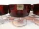 6 Rote Luminarc Sektschalen Gläser Dessertschale 60er Frankreich Rockabilly 1960-1969 Bild 1
