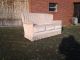 Chesterfield Chair Couch / Sofa 50er Jahre Mit Fransen Samtvelours Beige Stilmöbel nach 1945 Bild 1