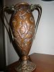 Seltener Jugendstil Vase 32 Cm Hoch 1910 - 1920 Handarbeit Dicke Kupferarbeit Kupfer Bild 3