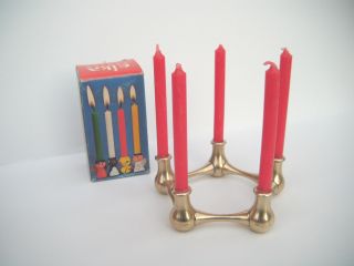 Kleiner Kerzenhalter/kerzenständer Messing°5 - Flammig°60er/70er Jahre,  26 Kerzen Bild