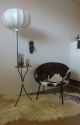 50er / 60er Mid Century Stehlampe Tripod Cocoon String / Castiglioni Panton Ära 1950-1959 Bild 4