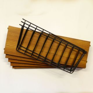 String Regal Teakholz Designklassiker String Ladder Shelf Teak 1960 ' S Bild