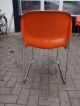 Stuhl Gerd Lange Design 70er Orange Stühle Stapelbar Swing Drabert Sm 400 2stück 1970-1979 Bild 2